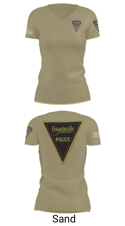 Emergency Response Team 1130693 Women's Short Sleeve V-neck Shirt - 44