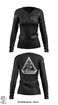 American Ambulance Rescue 49557589 Women's Long Sleeve V-neck Shirt - 1