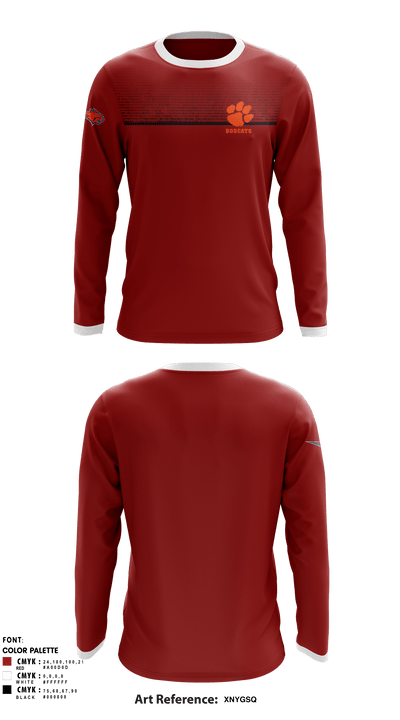 Bobcats 61420403 Long Sleeve Performance Shirt - 1
