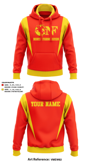 Hoodie, North Farmington High School Basketball, Men's Basketball, Teamtime, Team time, sublimation, custom sports apparel, team uniforms, spirit wear, spiritwear, sports uniforms, custom shirts, team store, custom team store, fundraiser sports, apparel fundraiser