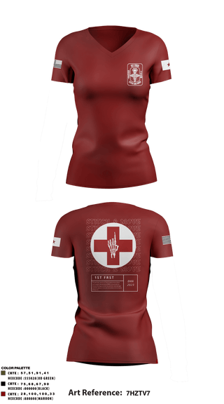 Women's Short Sleeve Vneck Shirt, , Army, Teamtime, Team time, sublimation, custom sports apparel, team uniforms, spirit wear, spiritwear, sports uniforms, custom shirts, team store, custom team store, fundraiser sports, apparel fundraiser