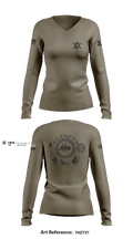 3-133 FA 79966998 Women's Long Sleeve V-neck Shirt - 1