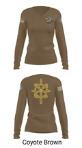 HHC, USAICOE 85471895 Women's Long Sleeve V-neck Shirt - 37