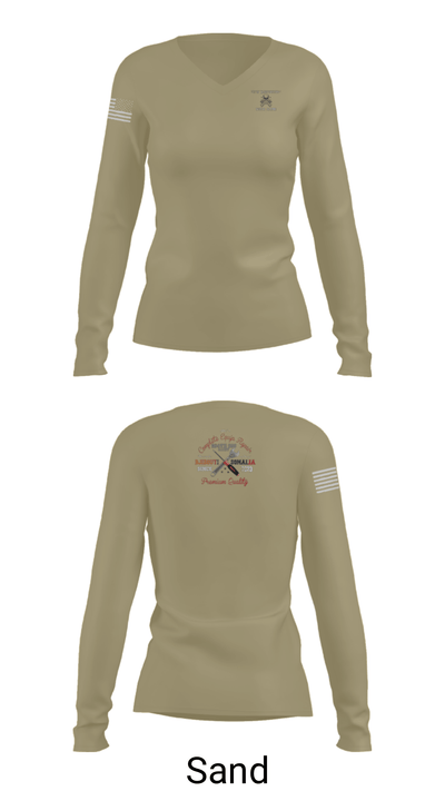 294th  Maintenance 26842643 Women's Long Sleeve V-neck Shirt - 42
