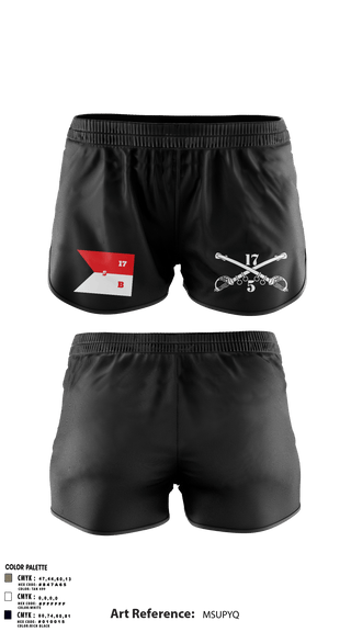 Ranger Panties, B TRP 5-17 ACS, Army, Teamtime, Team time, sublimation, custom sports apparel, team uniforms, spirit wear, spiritwear, sports uniforms, custom shirts, team store, custom team store, fundraiser sports, apparel fundraiser