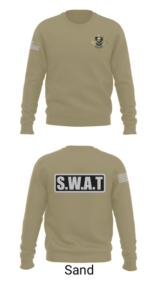Crew Neck Sweatshirt, , Police, Teamtime, Team time, sublimation, custom sports apparel, team uniforms, spirit wear, spiritwear, sports uniforms, custom shirts, team store, custom team store, fundraiser sports, apparel fundraiser