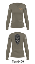 Henry County S.E.R.T. 87395571 Women's Long Sleeve V-neck Shirt - 41