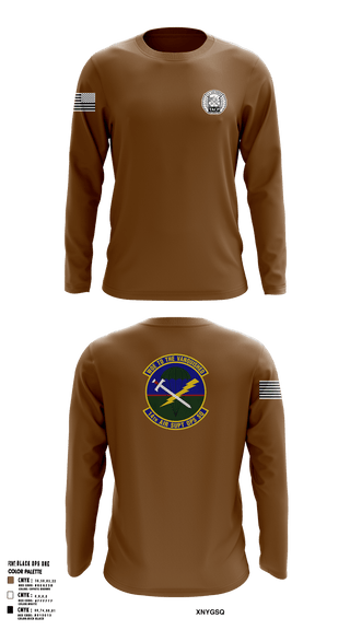 Long Sleeve Performance Shirt, , Air Force, Teamtime, Team time, sublimation, custom sports apparel, team uniforms, spirit wear, spiritwear, sports uniforms, custom shirts, team store, custom team store, fundraiser sports, apparel fundraiser