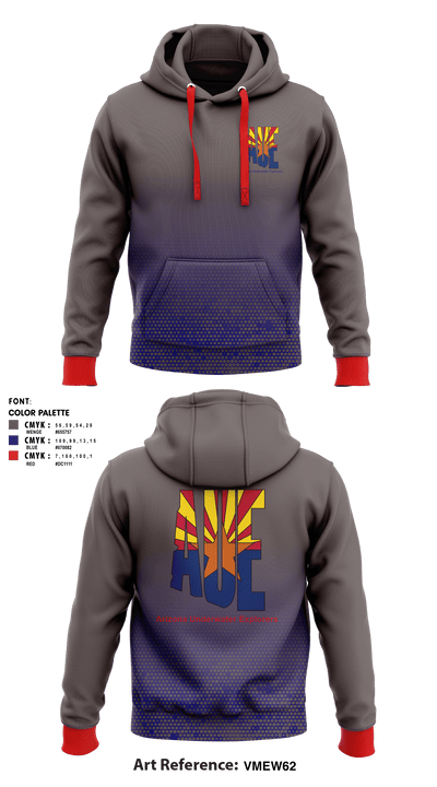 Arizona Underwater Explorers 38101763 Hoodie - 1