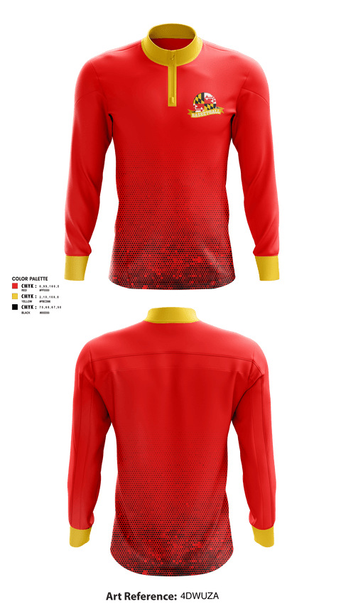 Quarter Zip Jacket, Mid Maryland Boys Basketball, Men's Basketball, Teamtime, Team time, sublimation, custom sports apparel, team uniforms, spirit wear, spiritwear, sports uniforms, custom shirts, team store, custom team store, fundraiser sports, apparel fundraiser