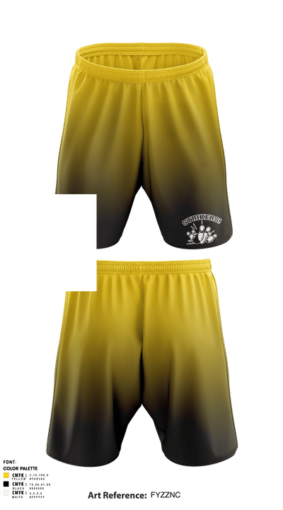 J-Town Strikers 3400219 Athletic Shorts With Pockets - 1