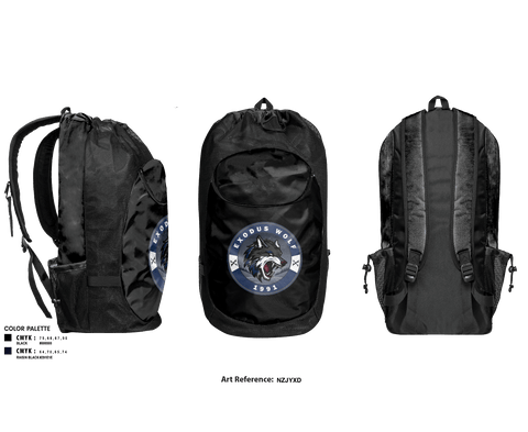 Gear Bag, Exodus_wolf1991, , Teamtime, Team time, sublimation, custom sports apparel, team uniforms, spirit wear, spiritwear, sports uniforms, custom shirts, team store, custom team store, fundraiser sports, apparel fundraiser