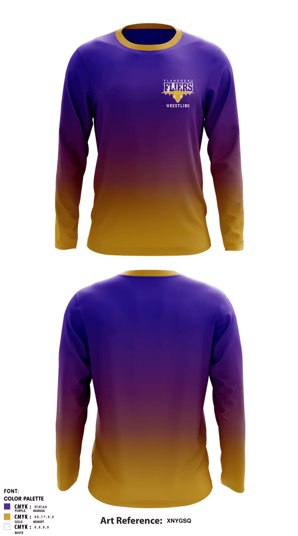 Long Sleeve Rash Guard Shirt, Flandreau High School Wrestling, Wrestling, Teamtime, Team time, sublimation, custom sports apparel, team uniforms, spirit wear, spiritwear, sports uniforms, custom shirts, team store, custom team store, fundraiser sports, apparel fundraiser
