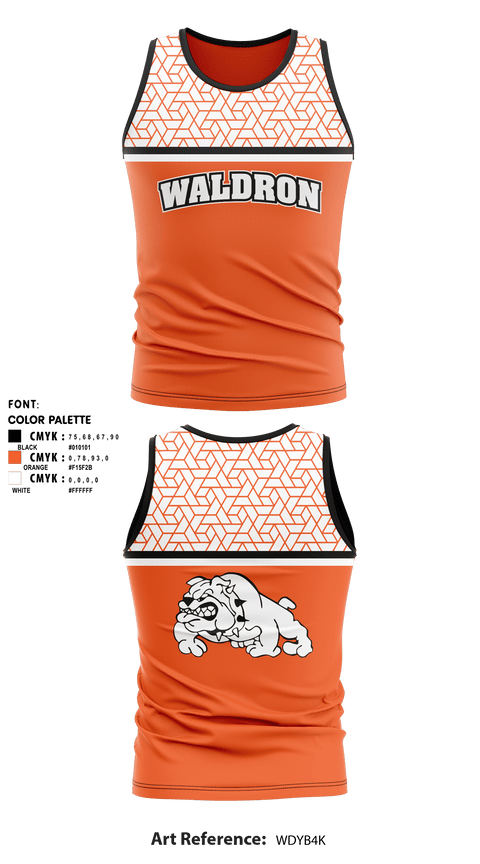 Tank Top, Waldron High School Track, Track & Field, Teamtime, Team time, sublimation, custom sports apparel, team uniforms, spirit wear, spiritwear, sports uniforms, custom shirts, team store, custom team store, fundraiser sports, apparel fundraiser