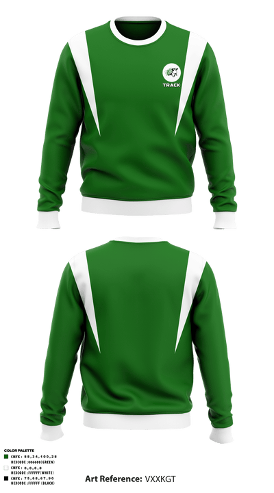 Concord High School Track 53059740 Crew Neck Sweatshirt - 2