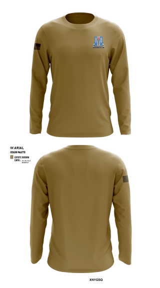 Long Sleeve Performance Shirt, Full FoarceHHD, 205th MI BN, Spirit Store, Teamtime, Team time, sublimation, custom sports apparel, team uniforms, spirit wear, spiritwear, sports uniforms, custom shirts, team store, custom team store, fundraiser sports, apparel fundraiser