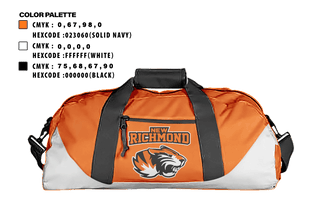 Duffle Bag, New Richmond Middle School, Spirit Store, Teamtime, Team time, sublimation, custom sports apparel, team uniforms, spirit wear, spiritwear, sports uniforms, custom shirts, team store, custom team store, fundraiser sports, apparel fundraiser