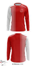 Grace High School Volleyball 18103042 Long Sleeve Performance Shirt - 1