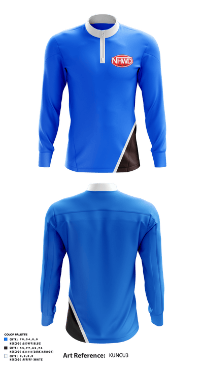 North Hollywood Community Police StationNorth Hollywood Community Police Station 58523145 Quarter Zip Jacket - 1