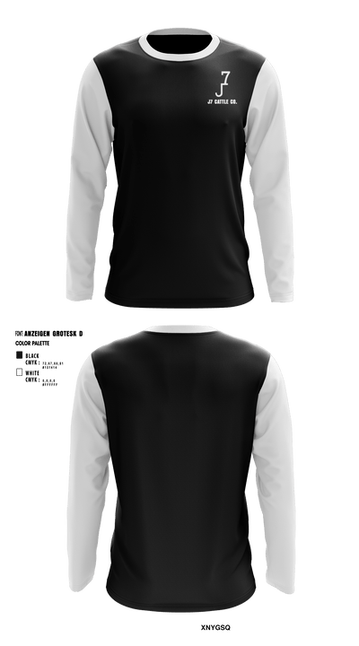 J7 Cattle Co. 3165345 Long Sleeve Performance Shirt - 2