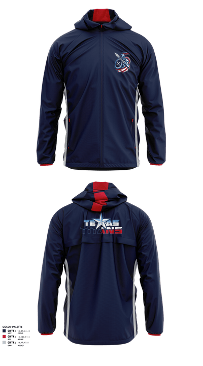 Texas Titans Youth Football 17189264 Windbreaker - 2