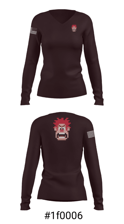 MCSO K9 58820487 Women's Long Sleeve V-neck Shirt - 37