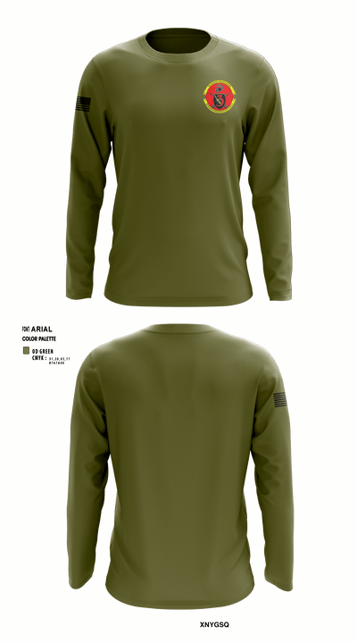 3rd Radio Battalion 92634637 Long Sleeve Performance Shirt - 2