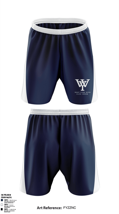 West York Boys Club Basketball 46049380 Athletic Shorts With Pockets - 39