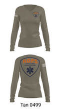 HOPS EMS 88989109 Women's Long Sleeve V-neck Shirt - 41