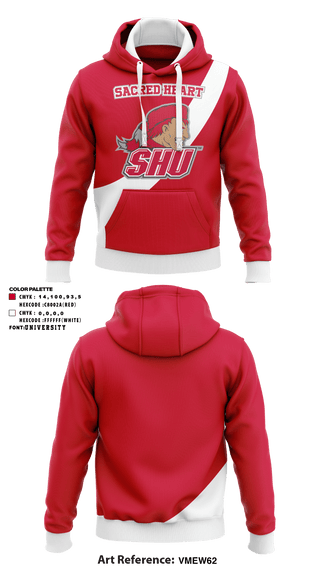 Hoodie, Sacred Heart University Fencing, School Spirit Store, Teamtime, Team time, sublimation, custom sports apparel, team uniforms, spirit wear, spiritwear, sports uniforms, custom shirts, team store, custom team store, fundraiser sports, apparel fundraiser