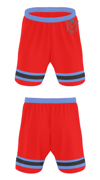 Mark Morris High School Cheer 75830660 Athletic Shorts With Pockets - 5