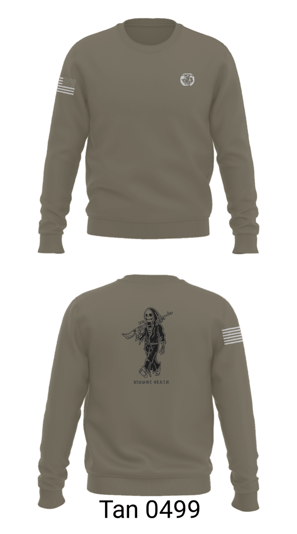Crew Neck Sweatshirt, , Marines, Teamtime, Team time, sublimation, custom sports apparel, team uniforms, spirit wear, spiritwear, sports uniforms, custom shirts, team store, custom team store, fundraiser sports, apparel fundraiser