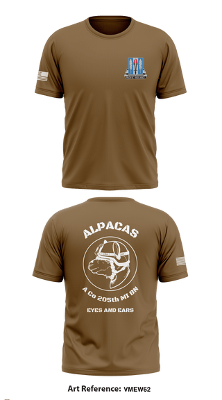 Short Sleeve Performance Shirt, Alpha Company 205th MI BN, Army, Teamtime, Team time, sublimation, custom sports apparel, team uniforms, spirit wear, spiritwear, sports uniforms, custom shirts, team store, custom team store, fundraiser sports, apparel fundraiser