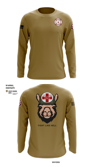 Long Sleeve Performance Shirt, WBAMCAlpha Company, WBAMC, Softball, Teamtime, Team time, sublimation, custom sports apparel, team uniforms, spirit wear, spiritwear, sports uniforms, custom shirts, team store, custom team store, fundraiser sports, apparel fundraiser