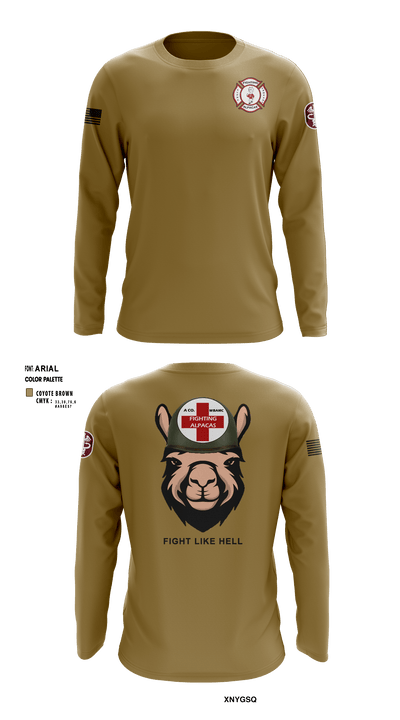 Alpha Company, WBAMC 94187438 Long Sleeve Performance Shirt - 3