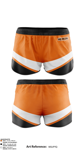 Track Shorts, Los Gatos High School Field Hockey, Field Hockey, Teamtime, Team time, sublimation, custom sports apparel, team uniforms, spirit wear, spiritwear, sports uniforms, custom shirts, team store, custom team store, fundraiser sports, apparel fundraiser