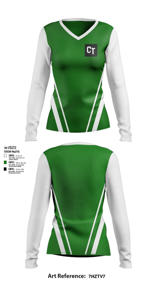 Women's Long Sleeve Vneck Shirt, Cheney Tech, Softball, Teamtime, Team time, sublimation, custom sports apparel, team uniforms, spirit wear, spiritwear, sports uniforms, custom shirts, team store, custom team store, fundraiser sports, apparel fundraiser
