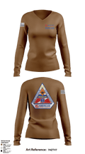 American Ambulance Rescue 49557589 Women's Long Sleeve V-neck Shirt - 2