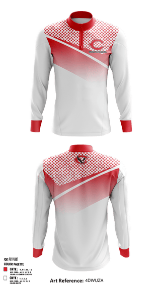 Quarter Zip Jacket, Caseville Junior High School Volleyball, Women's Volleyball, Teamtime, Team time, sublimation, custom sports apparel, team uniforms, spirit wear, spiritwear, sports uniforms, custom shirts, team store, custom team store, fundraiser sports, apparel fundraiser