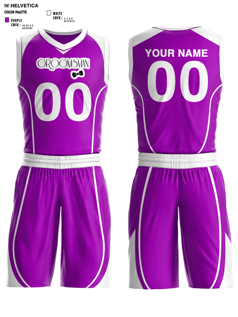 Basketball Uniform, Groomsmen, Men's Basketball, Teamtime, Team time, sublimation, custom sports apparel, team uniforms, spirit wear, spiritwear, sports uniforms, custom shirts, team store, custom team store, fundraiser sports, apparel fundraiser