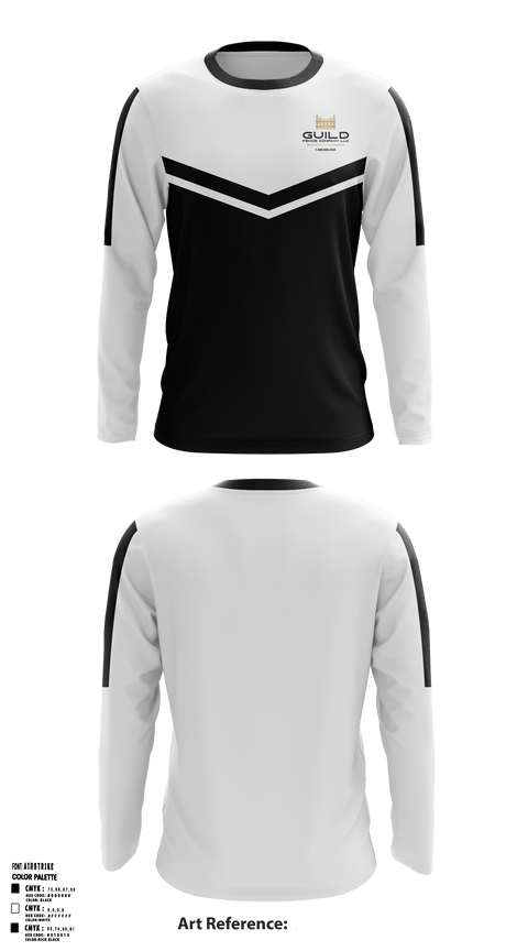 Long Sleeve Performance Shirt, Guild fence company LLC, , Teamtime, Team time, sublimation, custom sports apparel, team uniforms, spirit wear, spiritwear, sports uniforms, custom shirts, team store, custom team store, fundraiser sports, apparel fundraiser