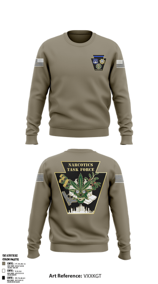 Crew Neck Sweatshirt, Narcotics, Police, Teamtime, Team time, sublimation, custom sports apparel, team uniforms, spirit wear, spiritwear, sports uniforms, custom shirts, team store, custom team store, fundraiser sports, apparel fundraiser