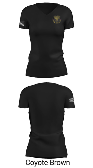 Women's Short Sleeve Vneck Shirt, , Army, Teamtime, Team time, sublimation, custom sports apparel, team uniforms, spirit wear, spiritwear, sports uniforms, custom shirts, team store, custom team store, fundraiser sports, apparel fundraiser