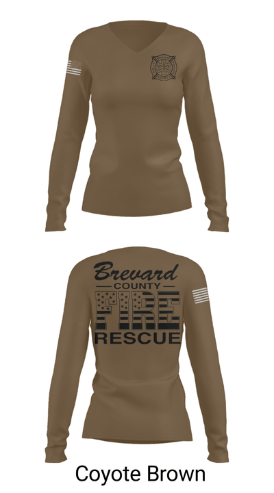 BCFR 93029209 Women's Long Sleeve V-neck Shirt - 15
