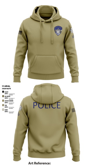 Hoodie, Willits Little Lake JRTF, Police, Teamtime, Team time, sublimation, custom sports apparel, team uniforms, spirit wear, spiritwear, sports uniforms, custom shirts, team store, custom team store, fundraiser sports, apparel fundraiser