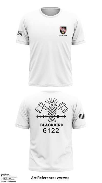 Bco 1/54th SFAB 95205956 Short Sleeve Performance Shirt - 6