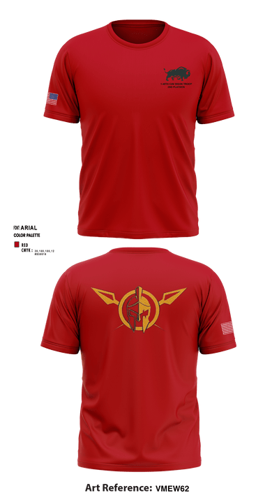 1-40 cav 35802734 Short Sleeve Performance Shirt - 1
