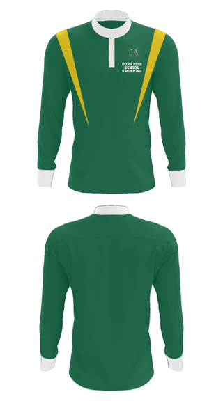 Quarter Zip Jacket, Bunn High School Swimming, Swimming, Teamtime, Team time, sublimation, custom sports apparel, team uniforms, spirit wear, spiritwear, sports uniforms, custom shirts, team store, custom team store, fundraiser sports, apparel fundraiser
