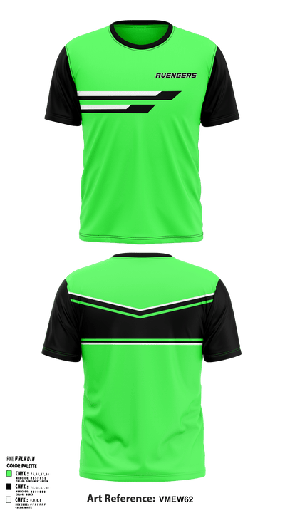 Avengers 29813700 Short Sleeve Performance Shirt - 1