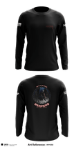 49th A co 1st Platoon REAPERS 78641109 Long Sleeve Performance Shirt - 2